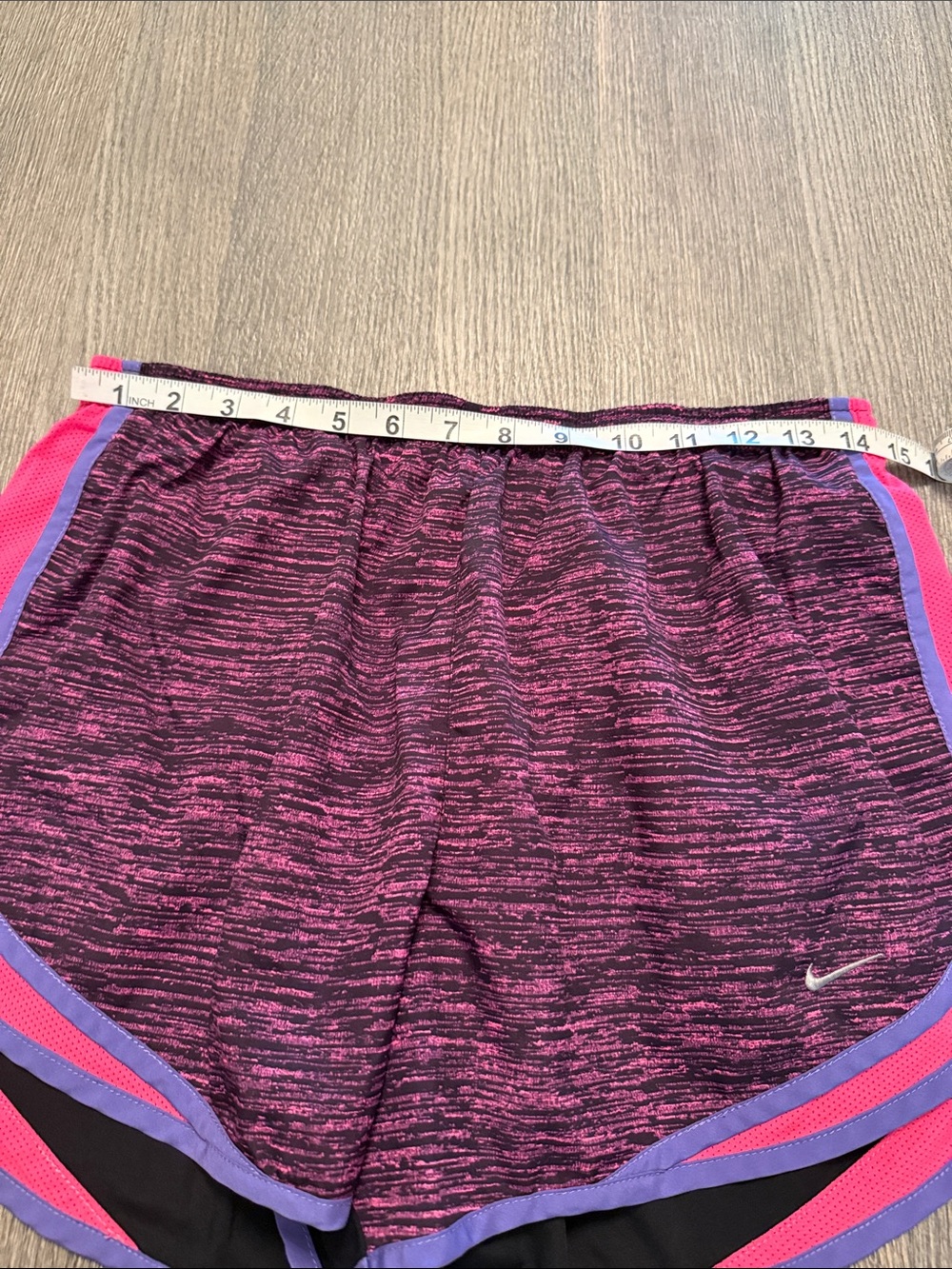 Nike Women’s Pink and Purple Athletic Shorts - Picture 8 of 8